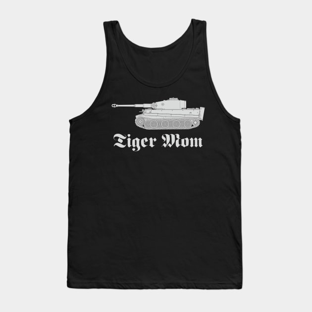 Tiger MOM and Tiger tank image side view Tank Top by FAawRay